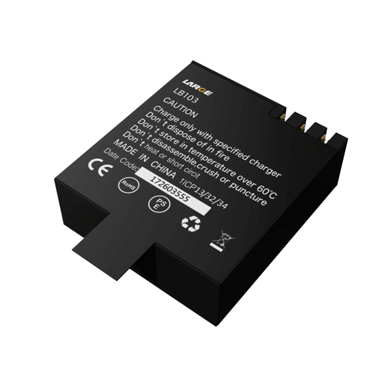 3.7V 1200mAh 1203030 聚合物鋰電池 運動相機電池，鈷酸鋰材料