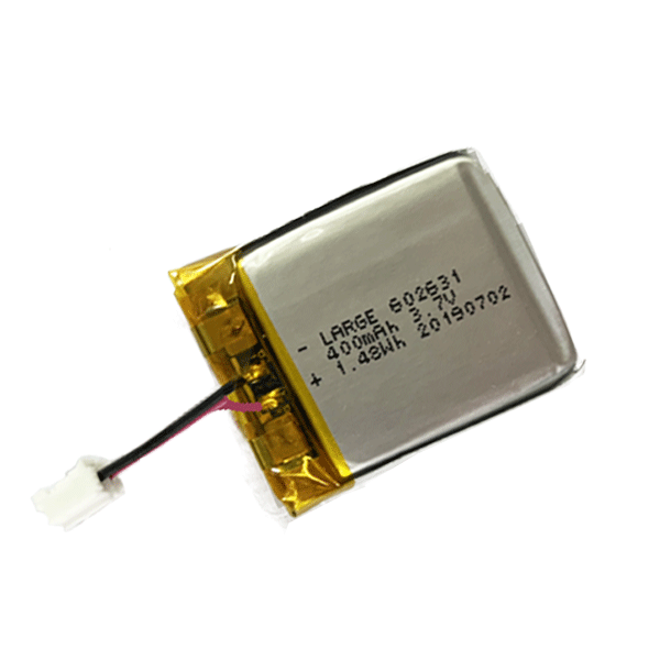 3.7V 400mAh 醫(yī)療設(shè)備聚合物鋰電池，鈷酸鋰材料