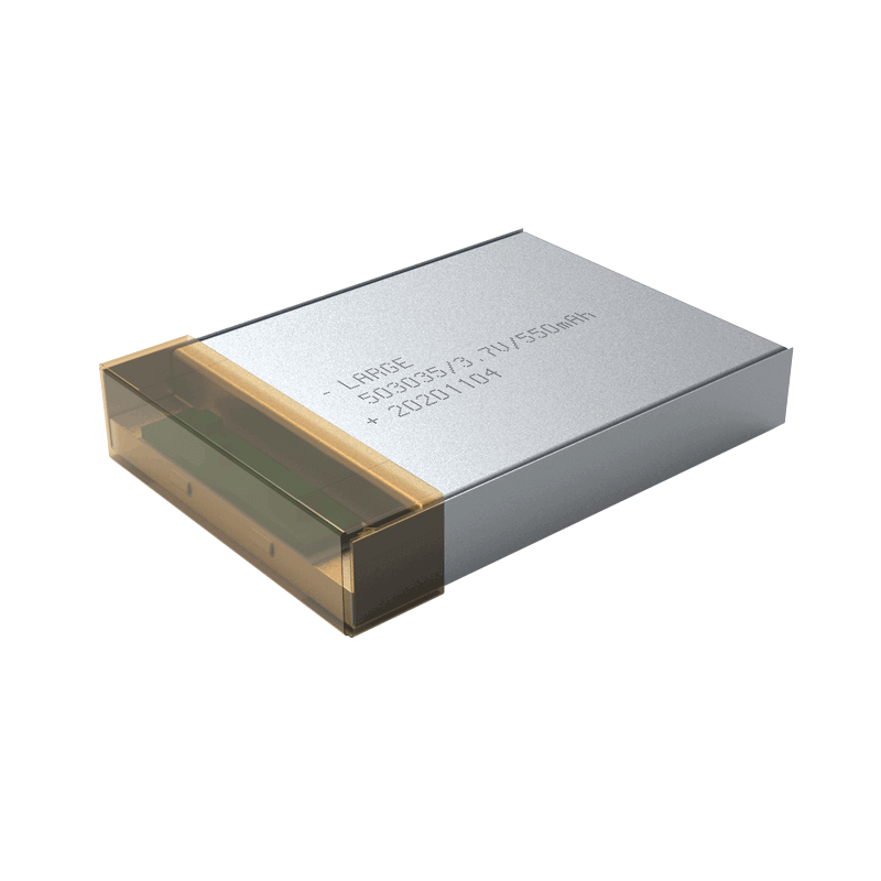 3.7V 550mAh 醫(yī)療輔助裝置模塊 聚合物鋰電池，鈷酸鋰材料