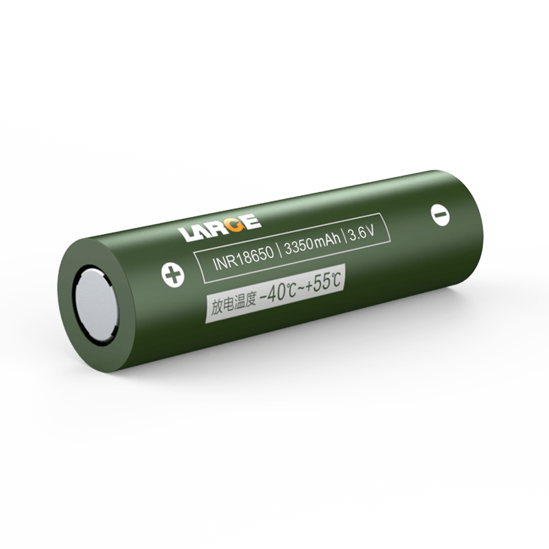 低溫高能量密度18650 3.6V 3350mAh，比能量240Wh/kg
